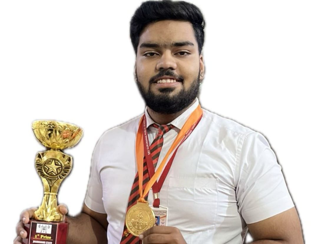 पावरलिफ्टिंग इंडिया स्टेट चैंपियनशिप में श्री गुरु नानक पब्लिक स्कूल के छात्र ने लहराया परचम