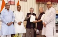 भाजपा का प्रतिनिधिमंडल राज्यपाल से मिला