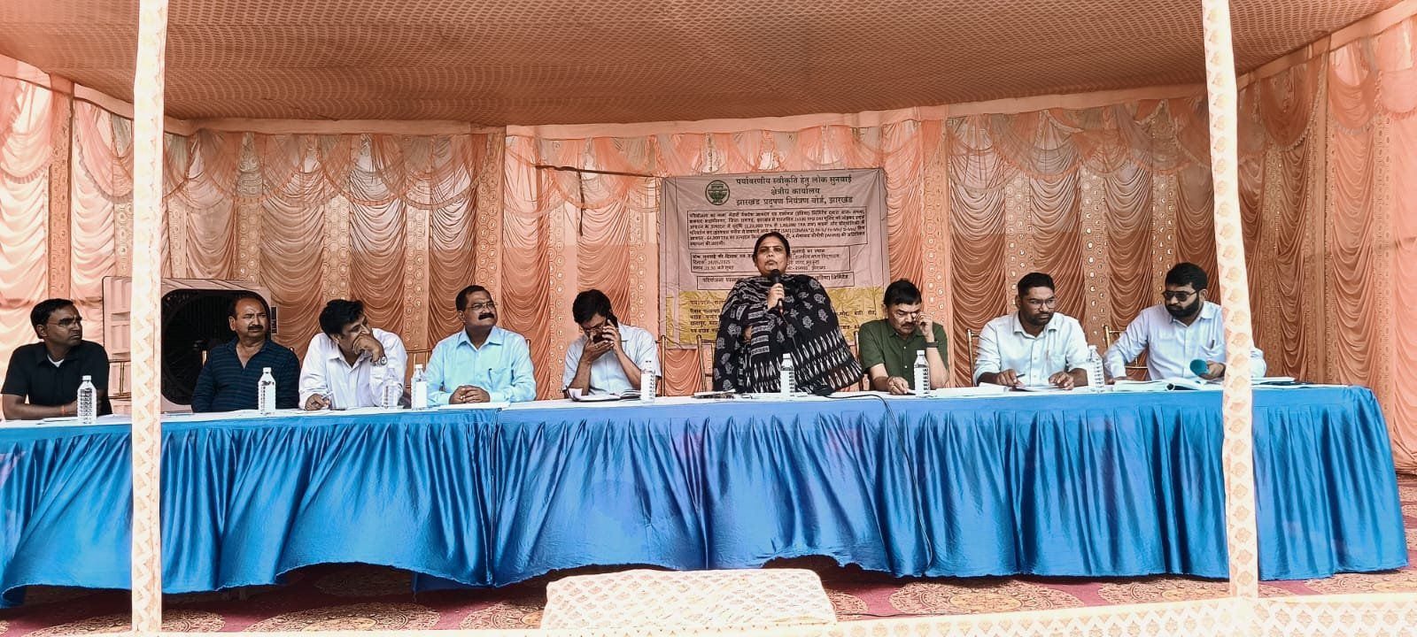 वैंकटेश आयरन एंड एलॉयज लिमिटेड को लेकर झारखंड राज्य प्रदूषण बोर्ड द्वारा लोक जन शिविर का आयोजन