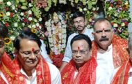 झारखंड कांग्रेस प्रभारी के. राजू ने काली मंदिर में की पूजा