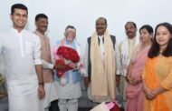 केंद्रीय रक्षा राज्य मंत्री के घर पहुंचे लोकसभा अध्यक्ष,राज्यपाल और पूर्व मुख्यमंत्री