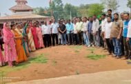 पीटीपीएस कटिया काली मंदिर परिसर से विस्थापित प्रभावित संघर्ष मोर्चा की हुई बैठक