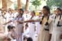 गोला प्रखंड के बड़की कोईया में गार्डवाल का शिलान्यास