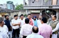 सांसद पहुंचे रामगढ के कैथा स्थित जगरनाथ नगर,नवनिर्मित गौरी शंकर मंदिर का लिया जायजा
