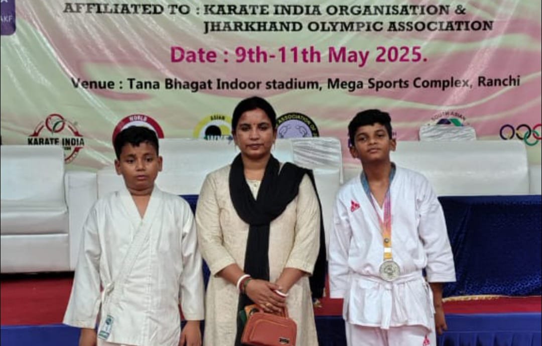 रांची में आयोजित कराटे चैंपियनशिप में राधा गोविंद पब्लिक स्कूल के विद्यार्थियों का उत्कृष्ट प्रदर्शन