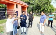 सांसद सह एचडीसीए के अध्यक्ष मनीष जायसवाल पहुंचे स्व. संजय सिंह क्रिकेट स्टेडियम,निरीक्षण कर लिया जायजा