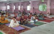 झारखंड वैश्य समाज द्वारा साहू भवन में योग शिविर का आयोजन