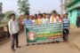 मंदिर की जमीन पर कब्जा के विरोध में अनुमंडल कार्यालय पर हुआ धरना प्रदर्शन,न्याय न मिलने पर होगा उग्र आंदोलन