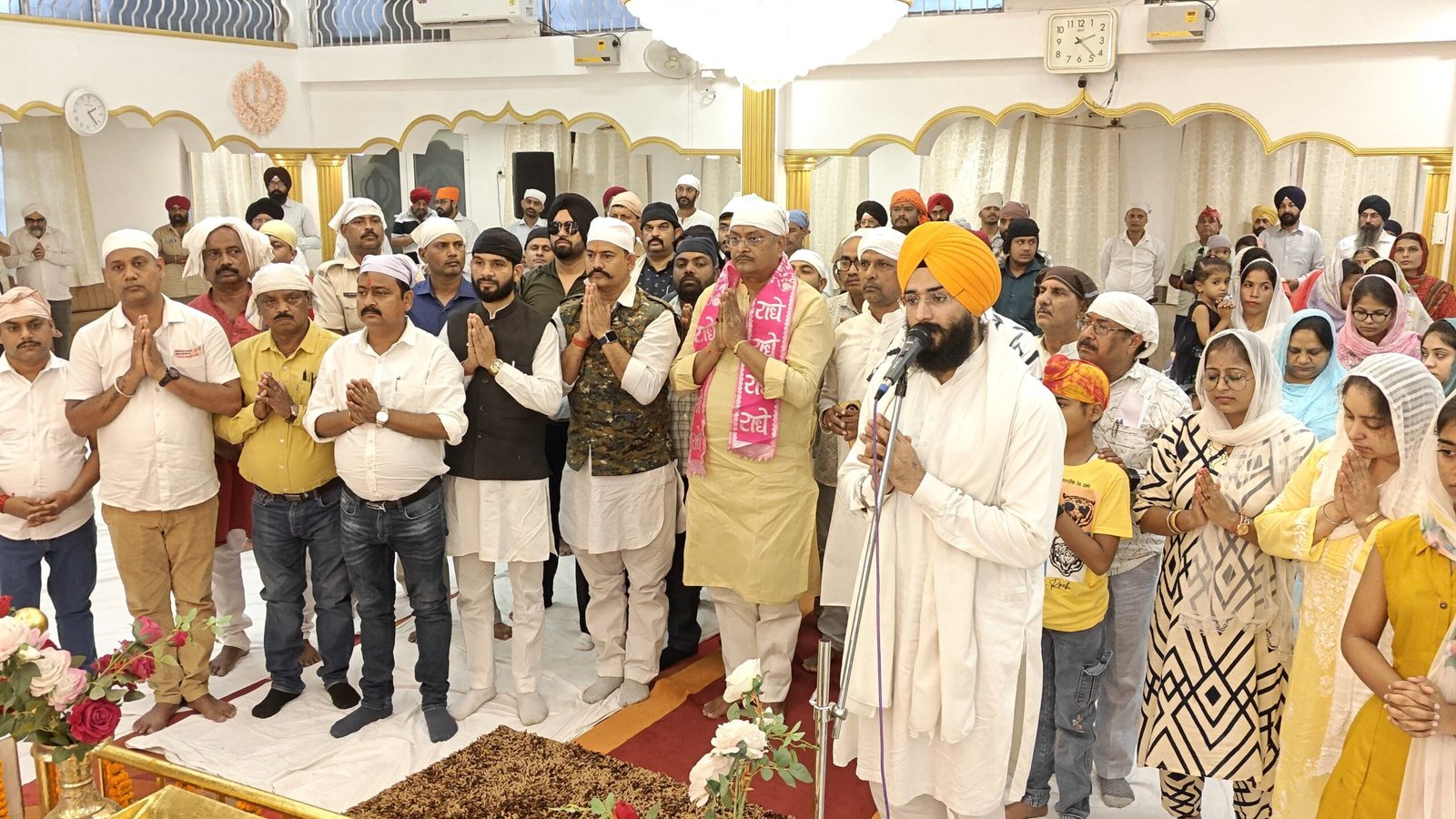सिखों के पांचवें गुरु अर्जुन देव जी के शहीदी दिवस कार्यक्रम में सांसद मनीष जायसवाल हुए शामिल