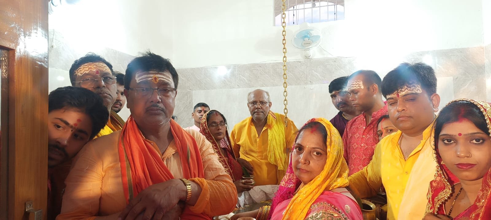 श्री श्री 108 श्री नर्मदेश्वर नाथ महादेव मंदिर में प्राण प्रतिष्ठा कार्यक्रम आरंभ