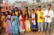 यज्ञ स्थल पर लगातार हो रहे मंत्रो उच्चारण से पूरा क्षेत्र हुआ भक्तिमय