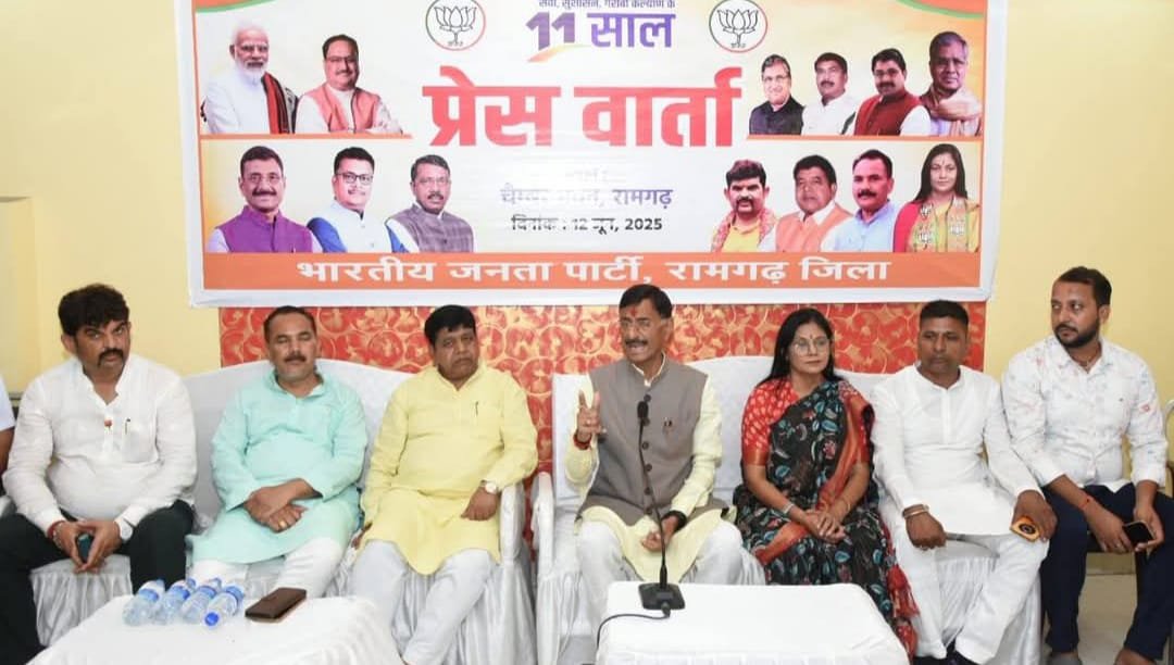 रक्षा राज्य मंत्री संजय सेठ ने मोदी सरकार की 11 साल की उपलब्धियां बतायीं