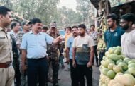 भुरकुंडा बाजार में एसडीपीओ व सीओ ने अतिक्रमण के खिलाफ जागरूकता अभियान चलाया