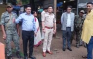 अत्यधिक वर्षा को लेकर उपायुक्त ने पुलिस अधीक्षक के साथ किया रजरप्पा मंदिर का निरीक्षण