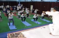 जिंदल स्टील पतरातू में विश्व योग दिवस पर भव्य आयोजन