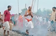 देवरिया में मंडा पूजा ,भक्तों की उमड़ी भीड़