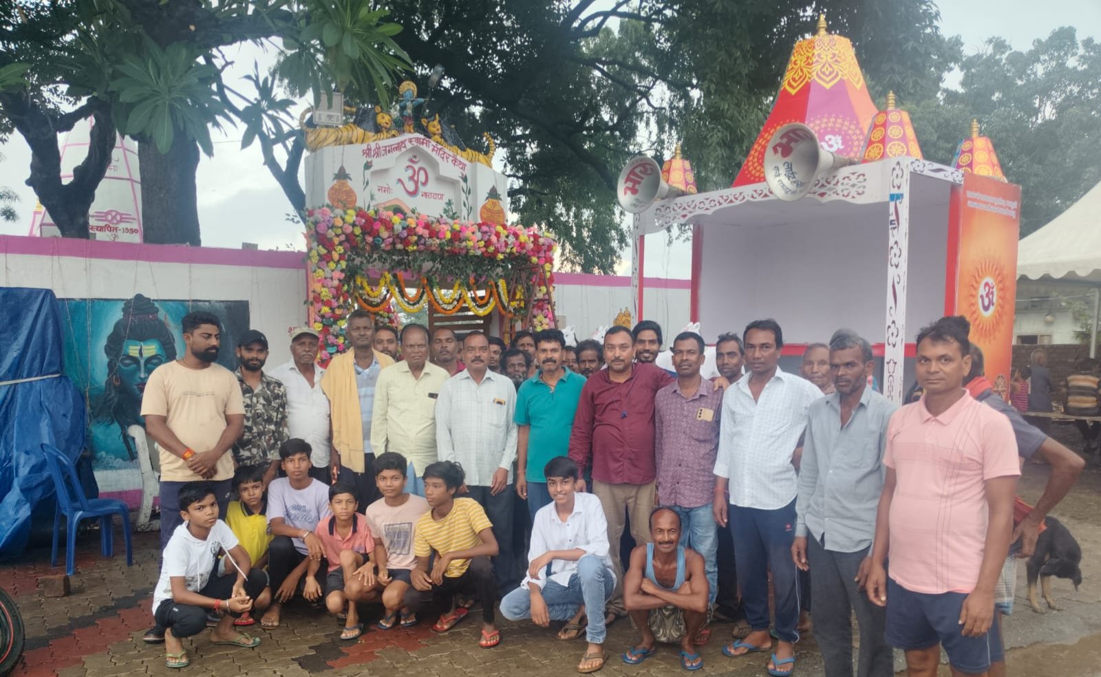 श्री जगन्नाथ मंदिर कैथा में भगवान को नेत्रदान,गद्दी में विराजमान कराया गया,कल रथयात्रा