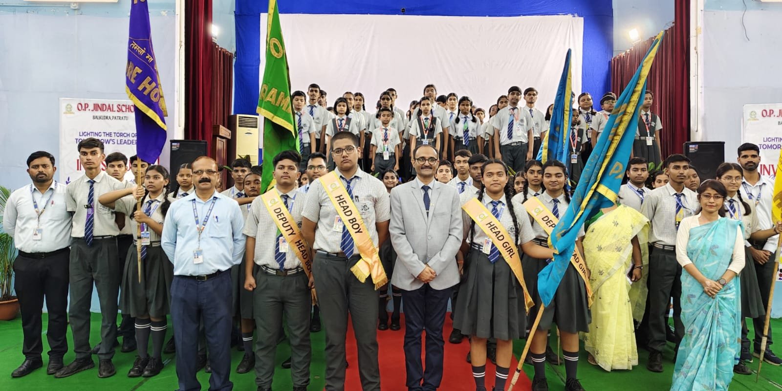 ओ पी जिंदल स्कूल, पतरातू में छात्र नेतृत्व का भव्य उत्सव
