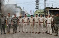मोहर्रम के पूर्व संध्या पुलिस ने निकाला फ्लैग मार्च