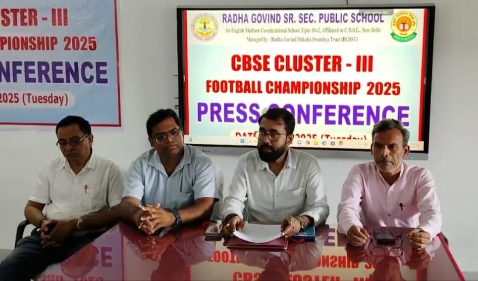 सीबीएसई कलस्टर III फुटबॉल टूर्नामेंट 2025 का आयोजन
