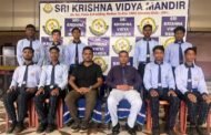 श्री कृष्ण विद्या मंदिर के छात्र अंडर-19 वॉलीबॉल प्रतियोगिता के लिए हुए रवाना