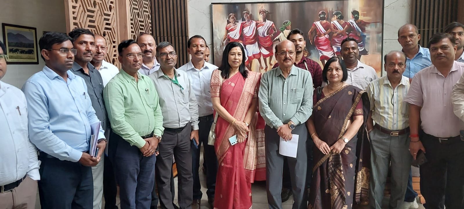 असम ऊर्जा विभाग की टीम पतरातू पहुंची,पीवीयूएनएल और कटिया ग्रिड का किया निरीक्षण