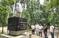 हजारीबाग में पूर्व मुख्यमंत्री केबी सहाय की प्रतिमा खंडित