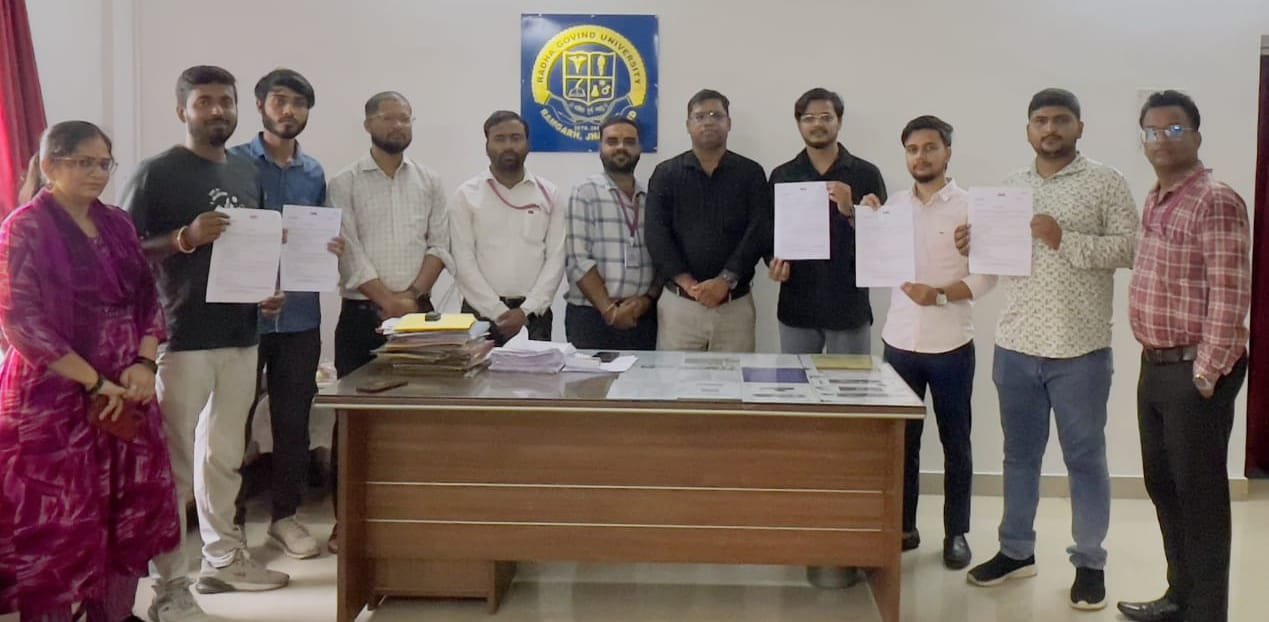 राधा गोविंद विश्वविद्यालय के 40 फार्मेसी छात्र मेड प्लस प्राइवेट लिमिटेड में नियुक्त,पोस्टिंग बेंगलुरु में