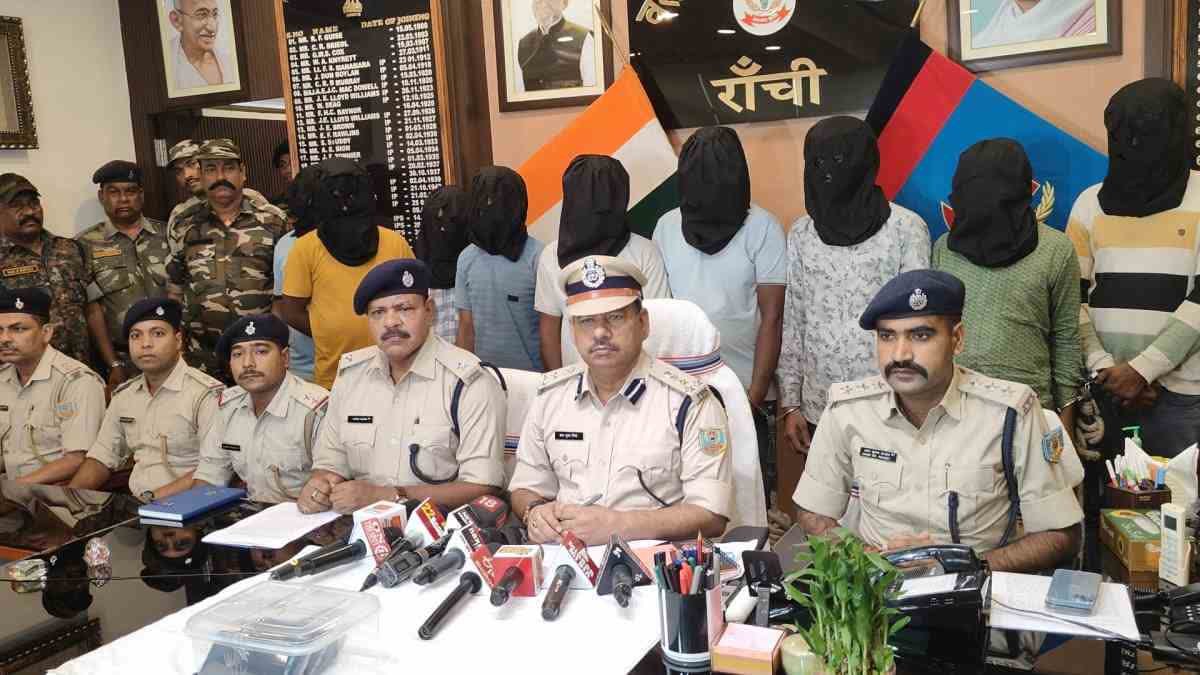 नामकुम ग्रिड डकैती कांड में 9 अपराधी गिरफ्तार