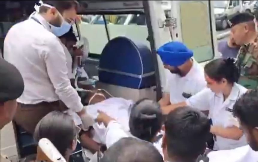 झारखंड के शिक्षा मंत्री रामदास सोरेन गिरने से हुए घायल,दिल्ली रेफर