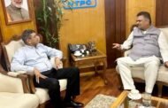 एनटीपीसी प्रबंध निदेशक गुरदीप सिंह से हजारीबाग सांसद मनीष जायसवाल ने मुलाकात कर की गहन चर्चा