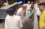 सीसीएल रजरप्पा क्षेत्र की सुरक्षा विभाग ने छापामारी कर ट्यूबलर पोल बरामद किया