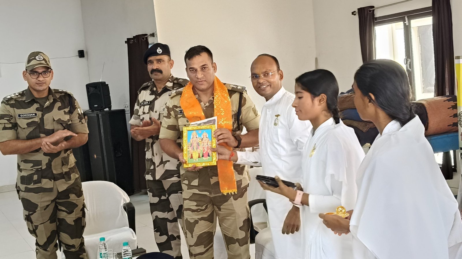 ब्रह्माकुमारीज सेवाकेन्द्र द्वारा CISF कैंप परिसर पतरातू में चलाया गया