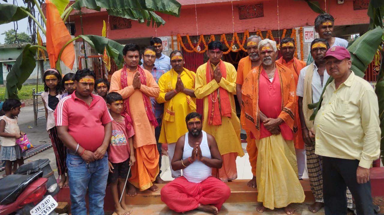 चितरपुर के बोरोबिग गांव में तीन दिवसीय रामचरित्र मानस पाठ का आयोजन