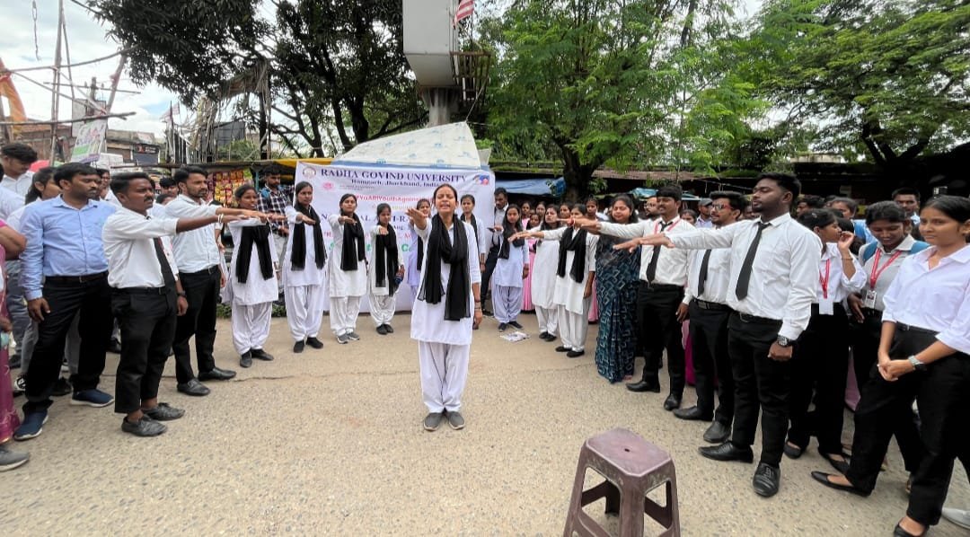 राधा गोविन्द विश्वविद्यालय में एंटी रैगिंग सप्ताह का भव्य समापन