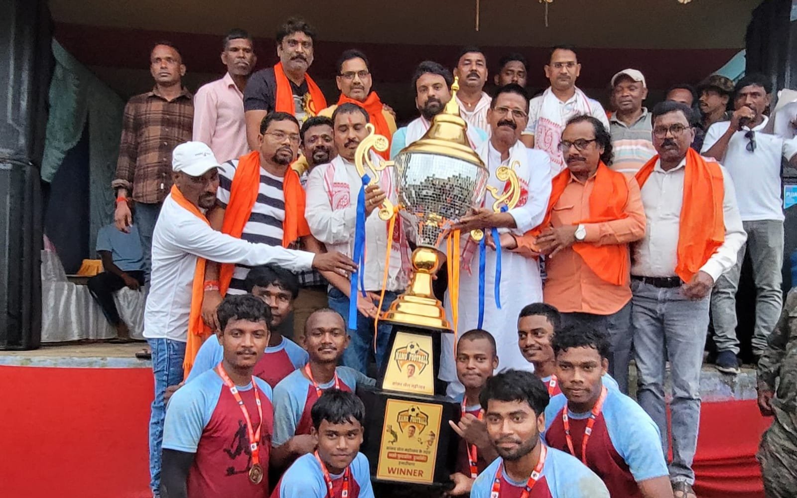 सांसद द्वारा आयोजित नमो फुटबॉल टूर्नामेंट,घाटो का हुआ फाइनल