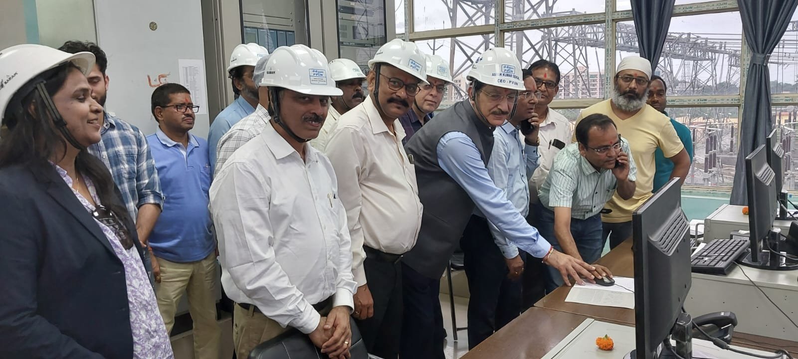 कटिया ग्रिड से पीवीयूएनएल बिजली लाइन का किया गया रिचार्ज