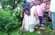 दिवंगत दिशोम गुरु शिबू सोरेन जी के पारंपरिक श्राद्ध कर्म का चौथा दिन