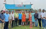 भदानीनगर आएजी फुटबॉल मैदान में नमो फुटबॉल टूर्नामेंट का आगाज