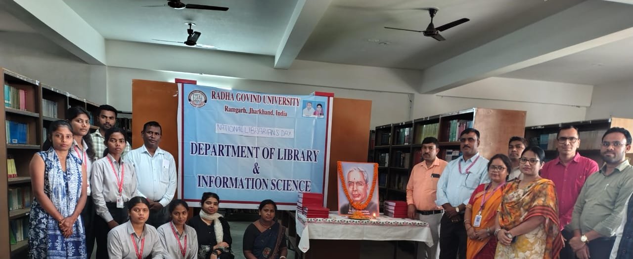 राधा गोविन्द विश्वविद्यालय में राष्ट्रीय पुस्तकालयाध्यक्ष दिवस मनाया गया