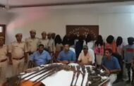 पलामू टाइगर रिजर्व में शिकारी गिरोह का भंडाफोड़, 9 शिकारी गिरफ्तार, 13 फरार
