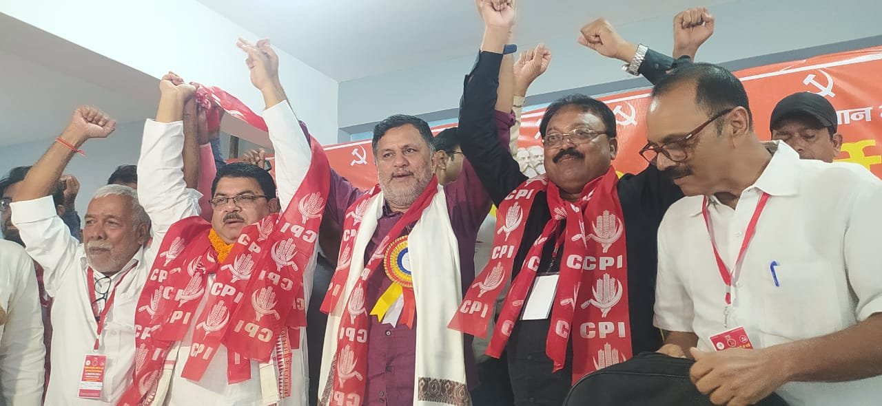 भारतीय कम्युनिस्ट पार्टी झारखंड के सचिव चुने गए महेंद्र पाठक