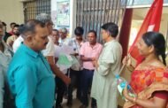 भाकपा माले की ओर से पतरातू प्रखंड मुख्यालय में किया धरना प्रदर्शन
