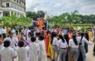 राधा गोविन्द विश्वविद्यालय में भगवान श्री गणेश जी का पूजन एवं विसर्जन बड़े हर्षोल्लास के साथ किया गया