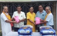 शांतिधारा फाउंडेशन ने अन्नपूर्णा सेवा योजना हेतु 108 किलो चावल प्रदान किया