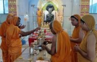 श्री दिगंबर जैन मंदिर में 10 लक्षण महापर्व के तीसरे दिन आर्जव धर्म की हुई पूजा