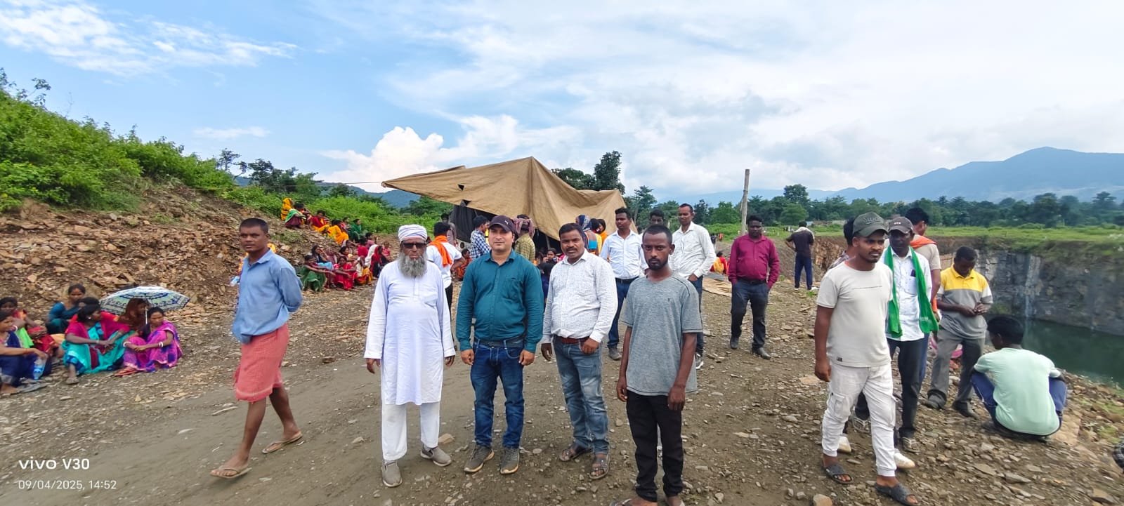 पत्थर माइंस में कार्यरत मृतक बिरजू बेदिया के परिजनों को पांच लाख देने पर समिति बनी : राजेंद्र बेदिया