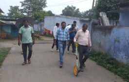 पिछले एक वर्ष से जमीन विवाद को लेकर बंद सड़क का किया निरीक्षण