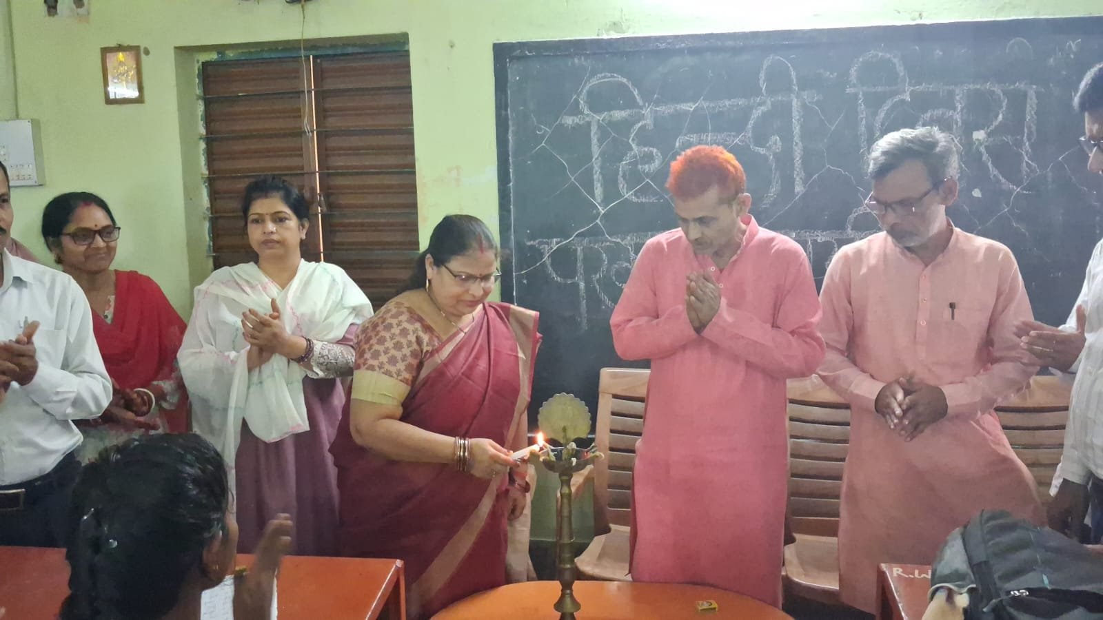 इंटर महिला महाविद्यालय रामगढ़ में हिंदी दिवस का हुआ आयोजन