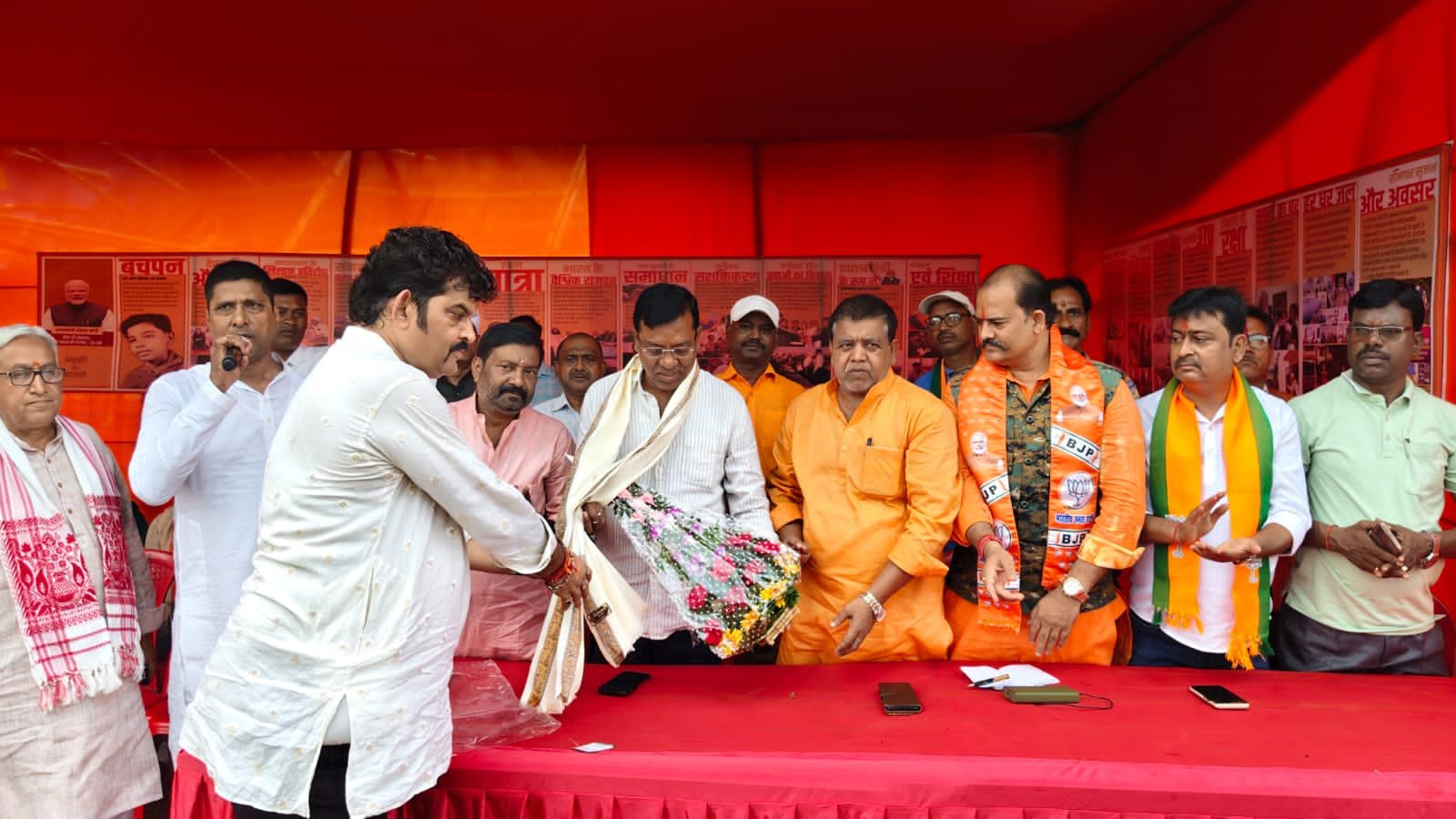 सेवा ही संकल्प राष्ट्र सर्वप्रथम की प्रेरणा के 75 वर्ष अनुभूति और प्रदर्शनी का आयोजन भाजपा द्वारा किया गया